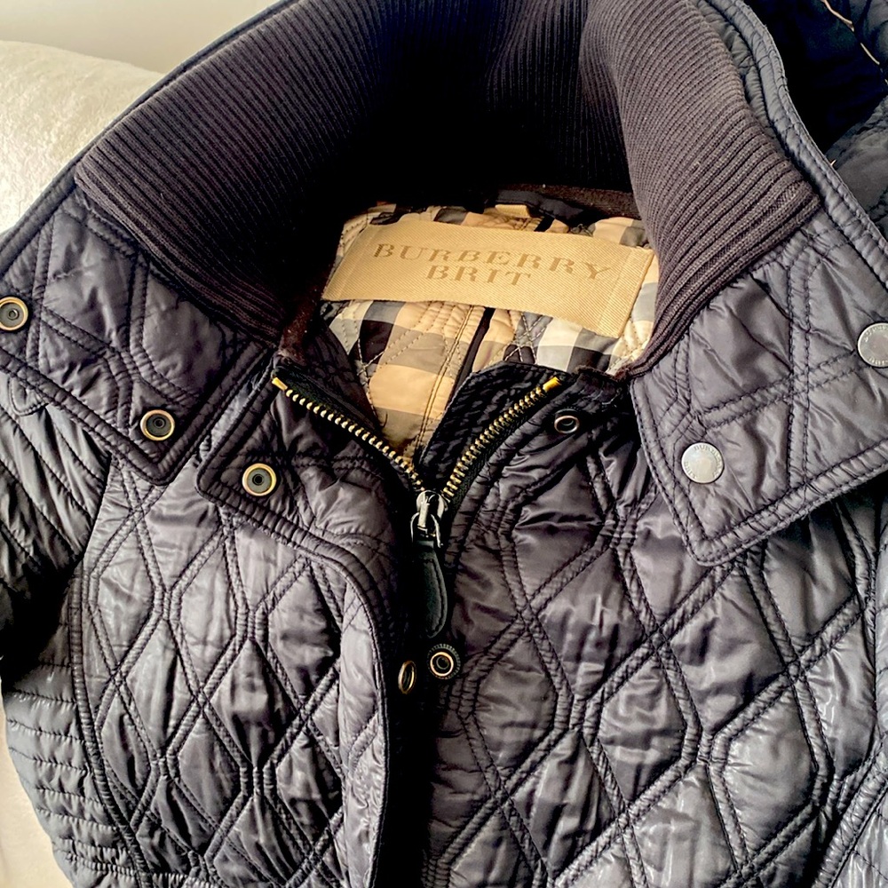 Burberry Black Hooded Coat - Picture 7 of 15